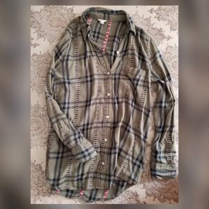 Aeropostale Green Comfortable Long Sleeve Shirt